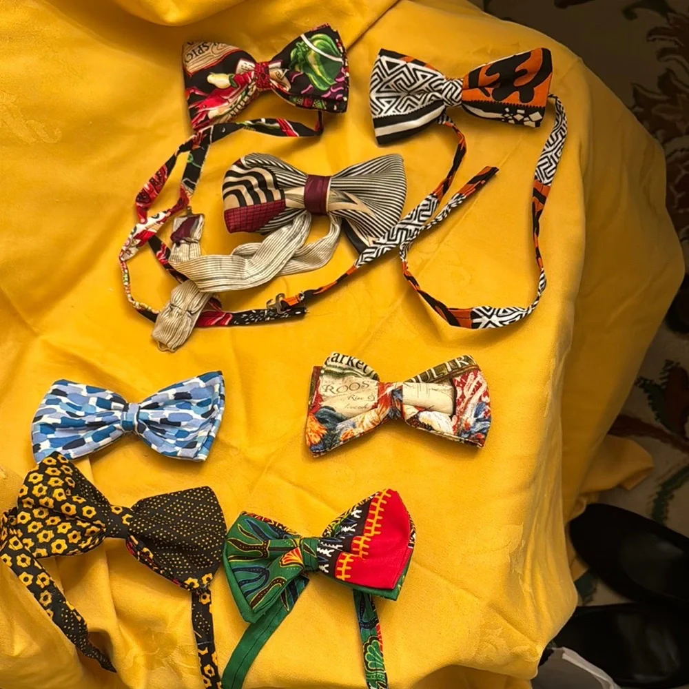 Colorful Bow Ties - Select the one that you like.  Twenty dollars each.